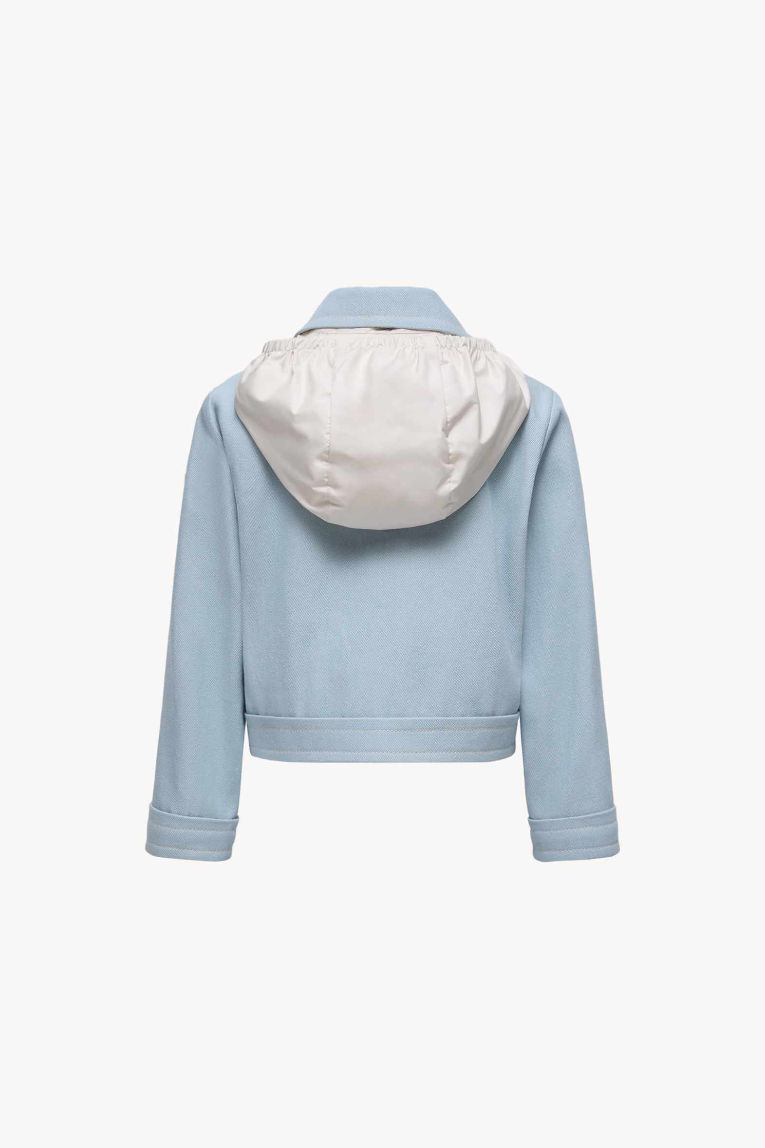 Chaqueta vaquera con capucha Esme Niña Azul claro Moncler 3